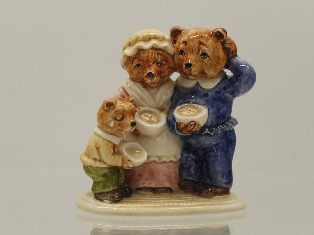 Vintage Goldilocks and the Three Bears 1982 Quon-quon Japan "once Upon ...