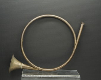 Vintage Brass French or Hunting Horn (V9260)