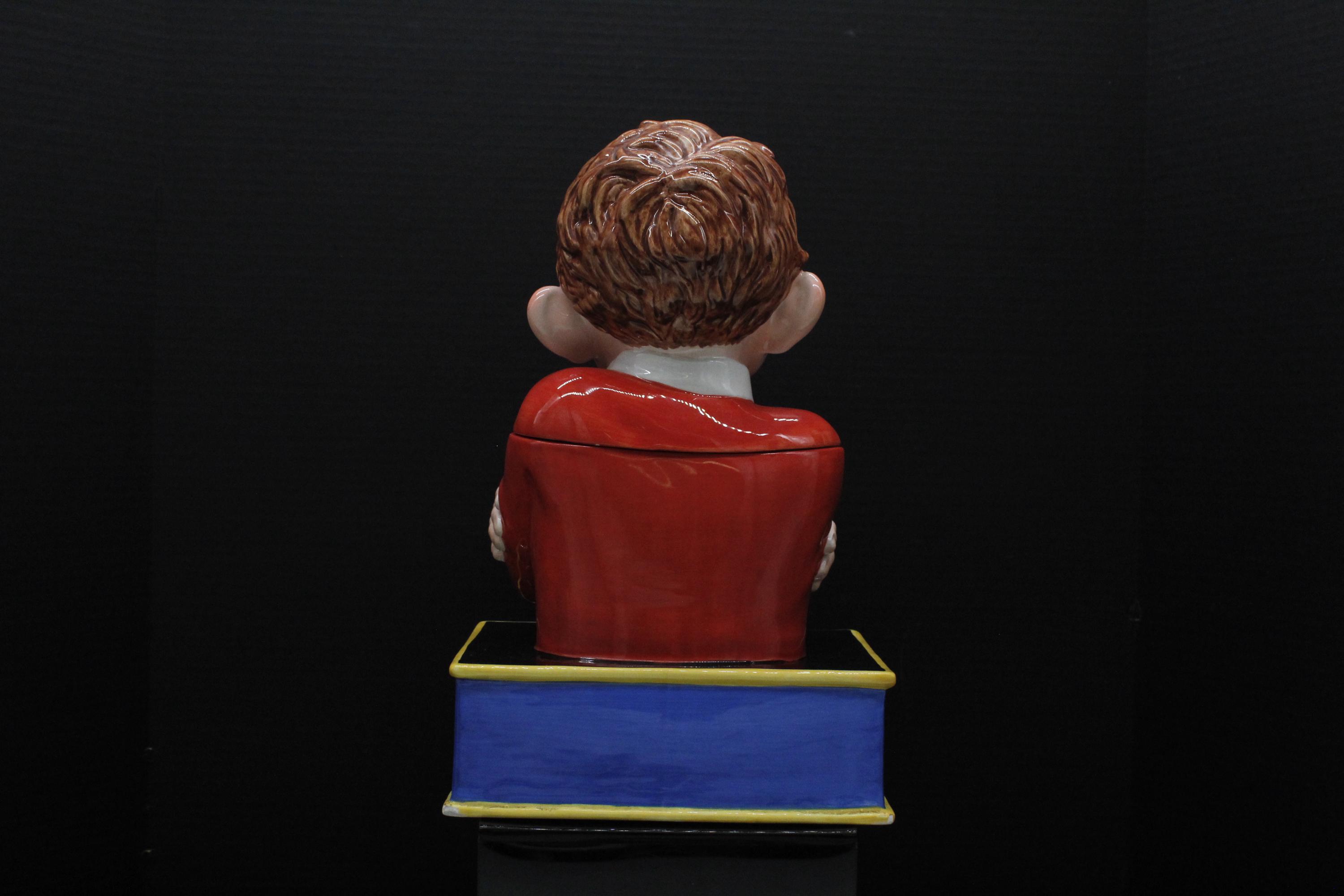 Vintage Mad Magazine Cookie Jar, Alfred Neuman San Francisco Clay
