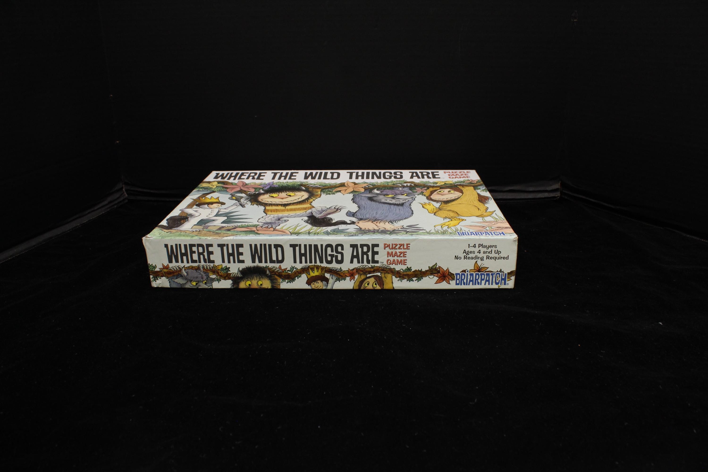 Vintage Where the Wild Things Are 1999 Puzzle Maze Board Game in