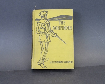 Vintage Pathfinder by J. Fenimore Cooper Hardcover Book (E9513)