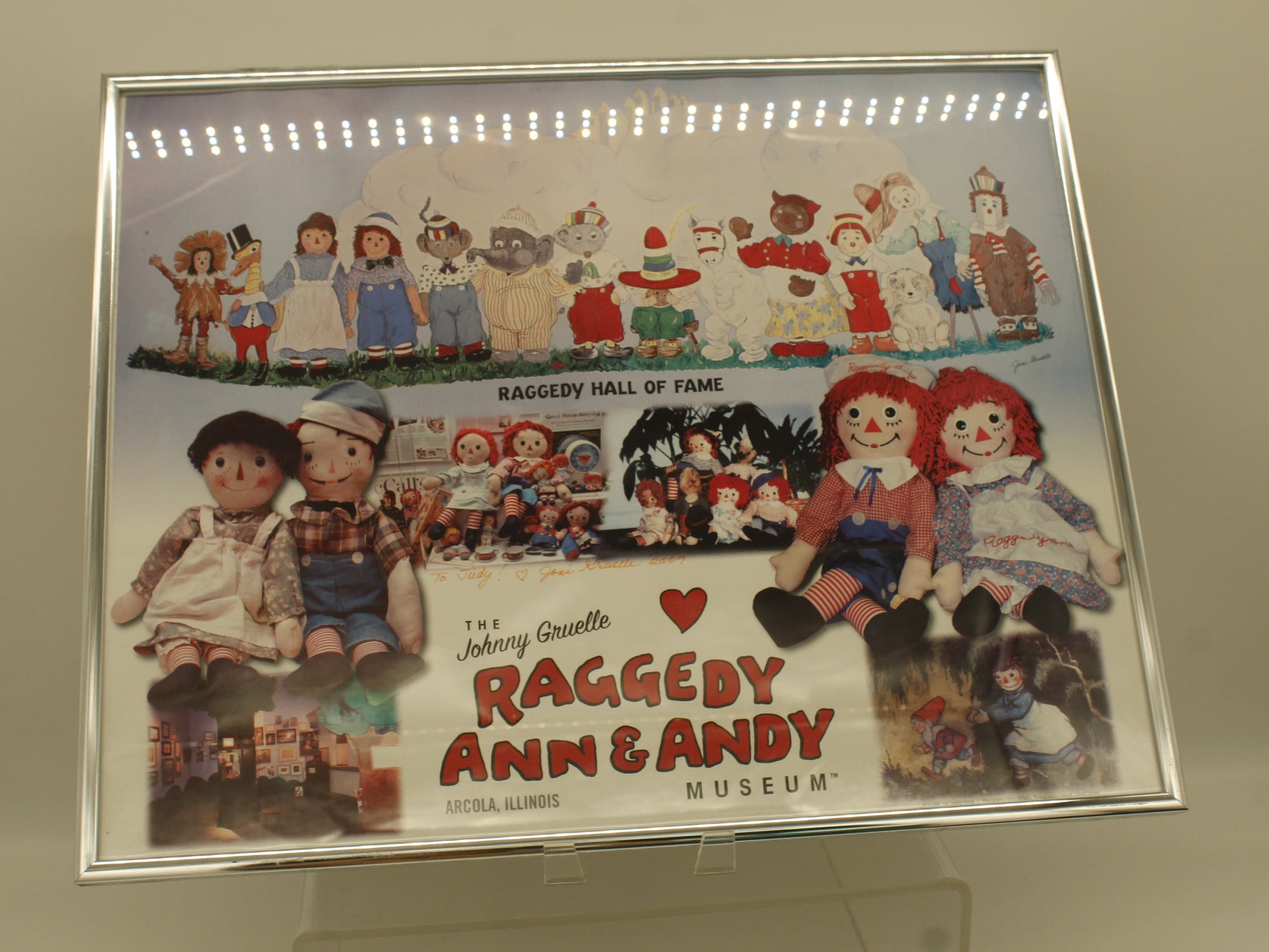 Vintage Raggedy Ann and Andy Museum Signed Framed Poster (S559) - Etsy