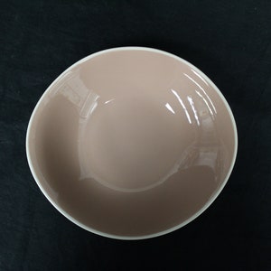 Vintage Harkerware Brown Soup Bowl (E6397)