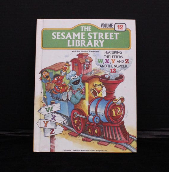Vintage Sesame Street Library 1978 Edition Volume 12, Hard Cover