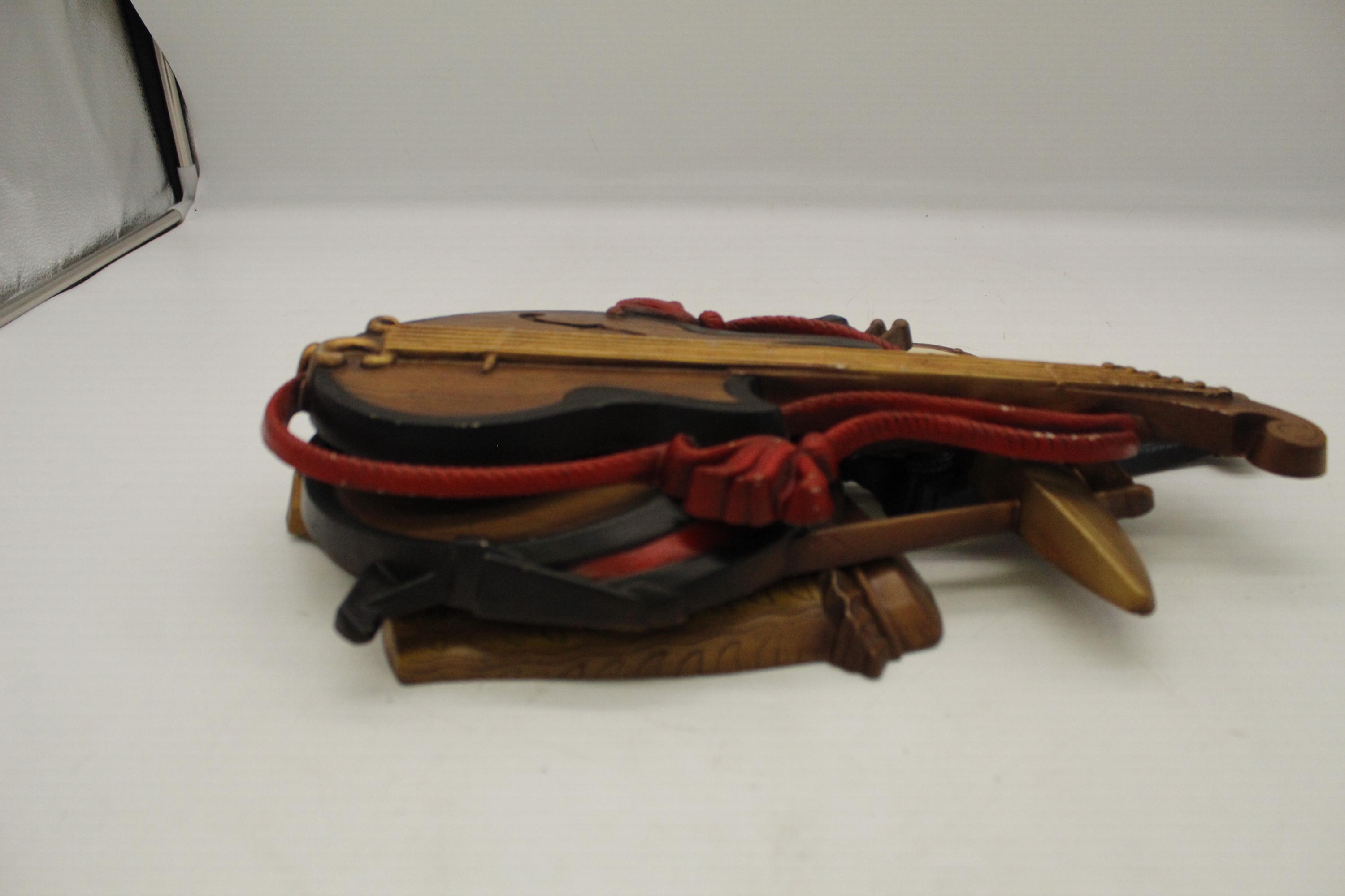 Vintage Sexton Jazz Band Rare Set of Three Cast Metal Wall