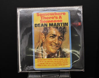 Vintage Dean Martin 1960's Somewhere There's a Someone Vinyl Album (S1760)