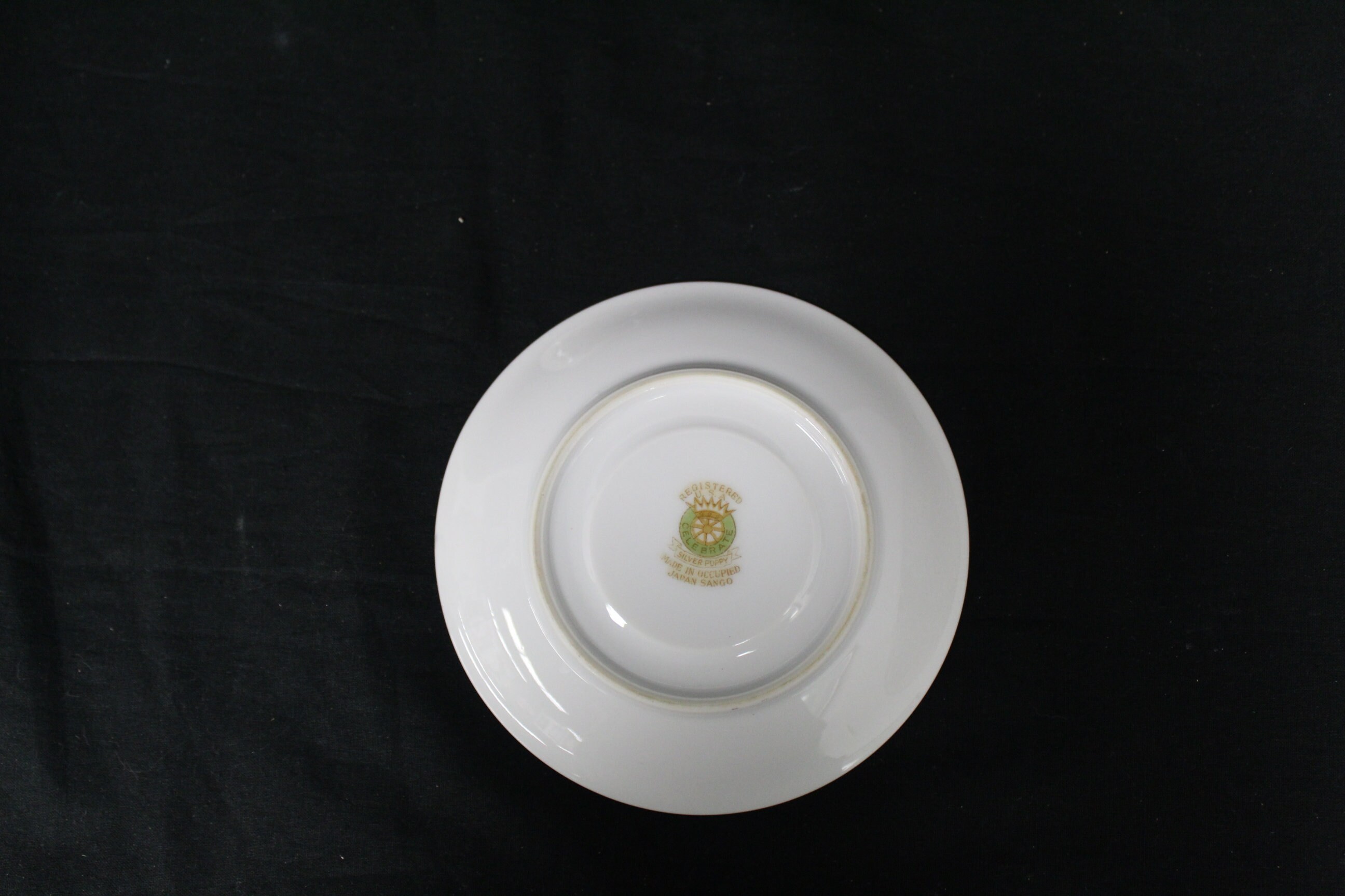 Vintage Silver Poppy Occupied Japan Cup & Saucer by