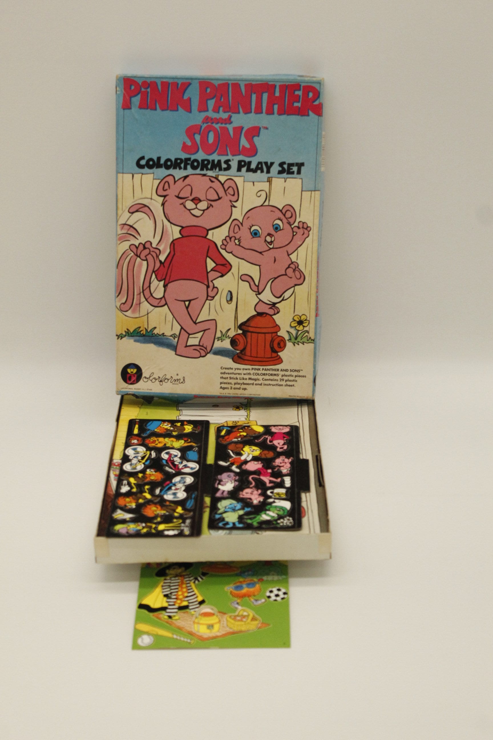 Pink Panther マッチ棒セット　新品未開封　昭和レトロ品 Vintage Pink Panther and Sons 1984 Colorforms Play Set (V8858) - Etsy