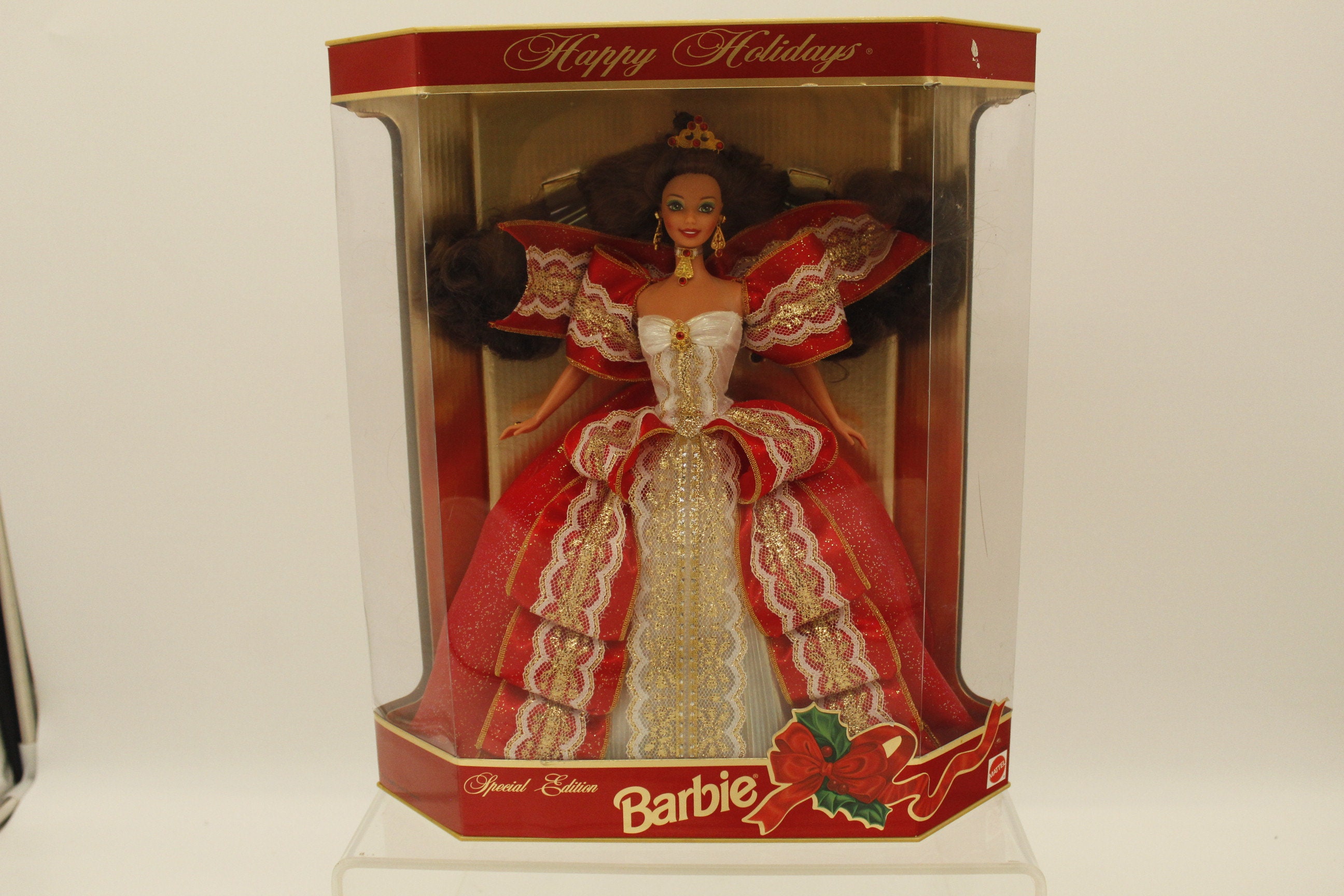 Vintage Barbie Special Edition 1997 Happy Holiday Red Dress (V9708