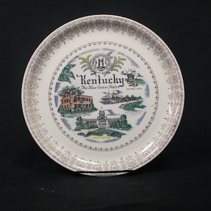Vintage Kentucky Souvenir Homer Laughlin Debutante Plate (V5041)