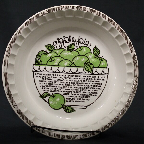 Ceramic Apple Pie Etsy