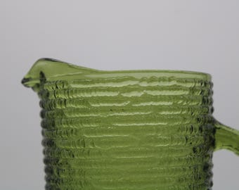 Vintage Soreno 1970's Avocado Green Juice Pitcher (S4613)