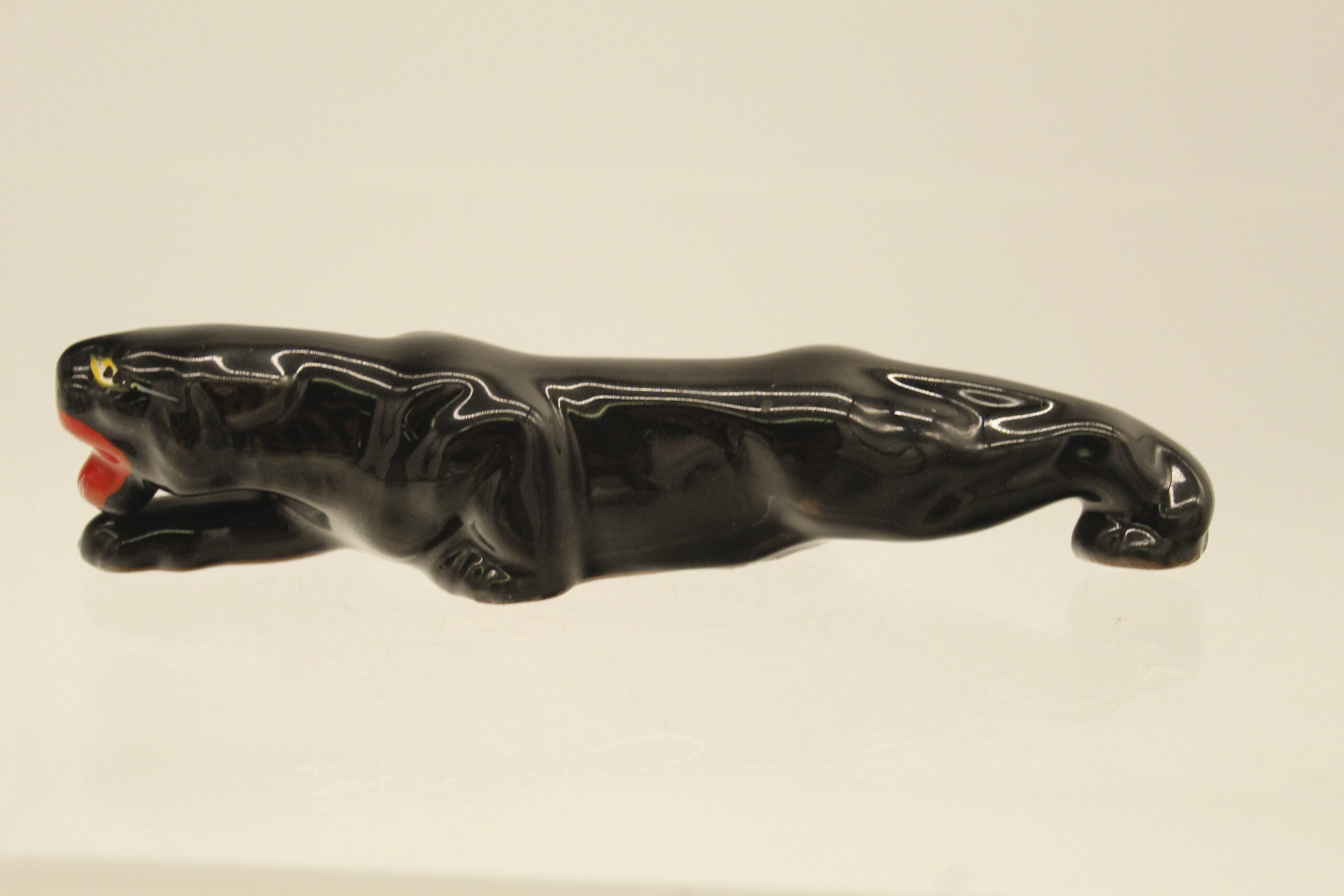Vintage black panther ブラックパンサー　セラミック　置物 Vintage black panther ブラックパンサー セラミック 置物