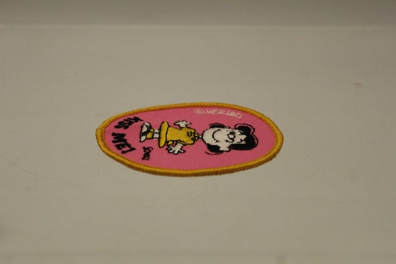 Vintage Peanuts Lucy Pink Sew on Patches (V10500) - image 4