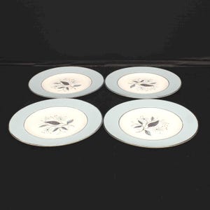 Vintage Homer Laughlin Cavalier Set of Four Eggshell Dianne Bread and Butter Plates  (S2841)