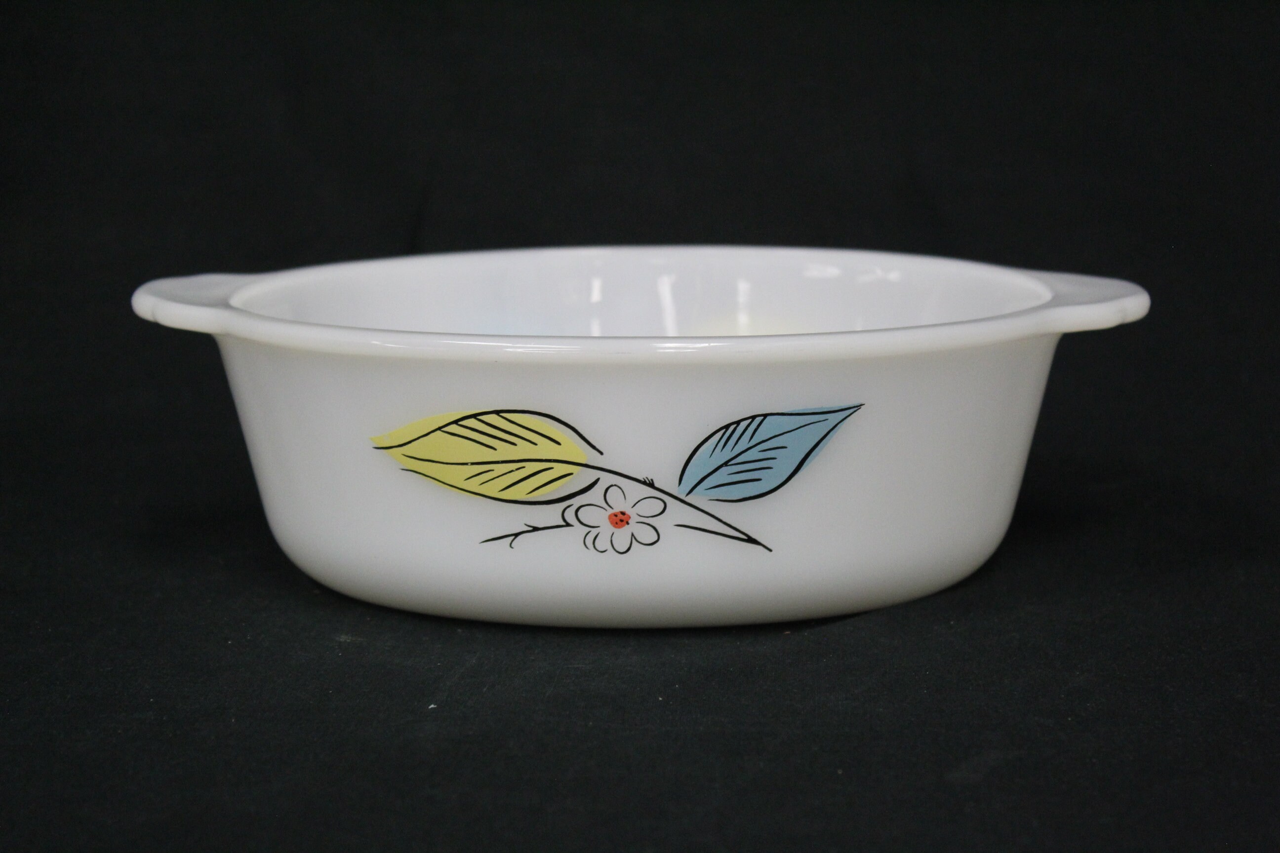Vintage Fire King Pyrex Oval Casserole Dish (V4100) - Etsy
