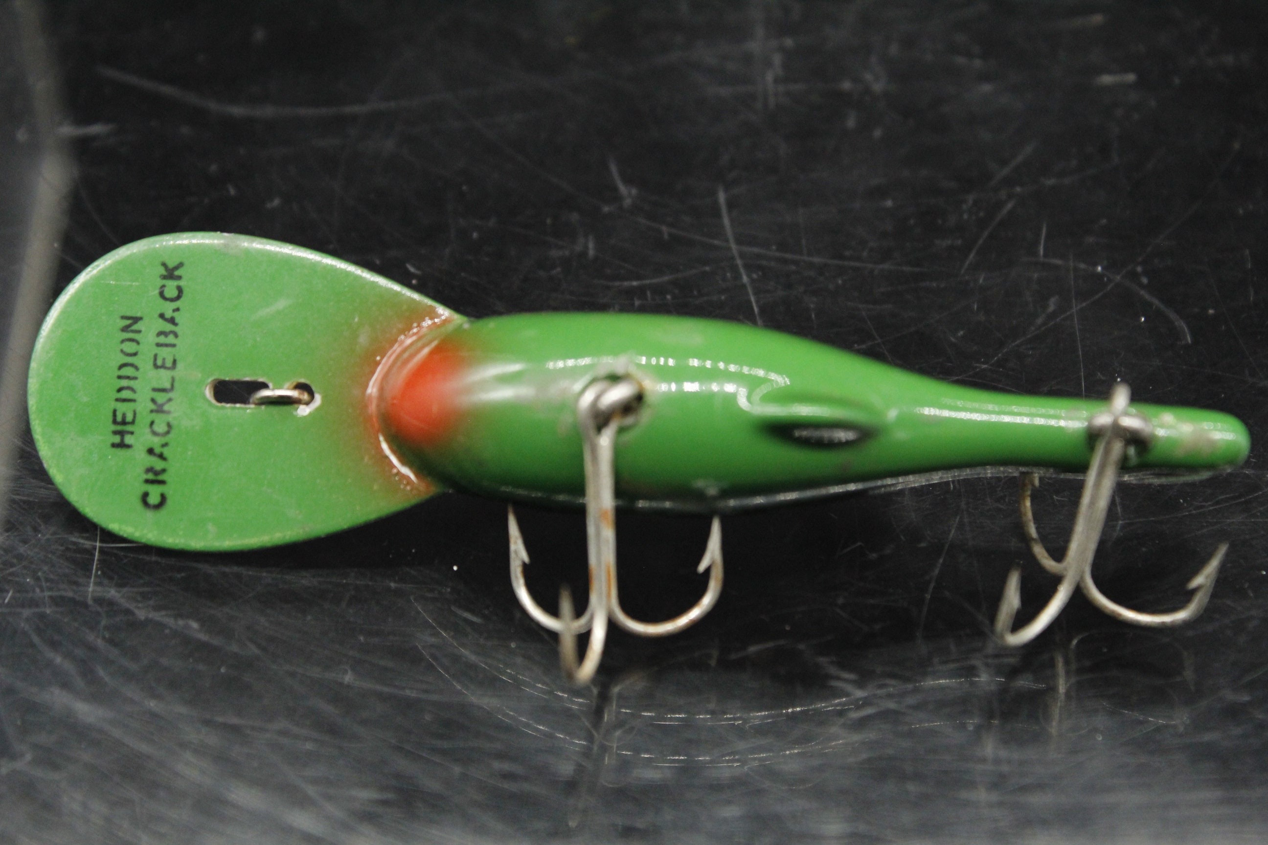 Vintage Heddon Crackleback Fishing Lure Green (V7860) - Etsy