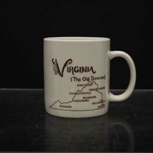 Vintage Virginia The Old Dominion Coffee Mug (S1293)