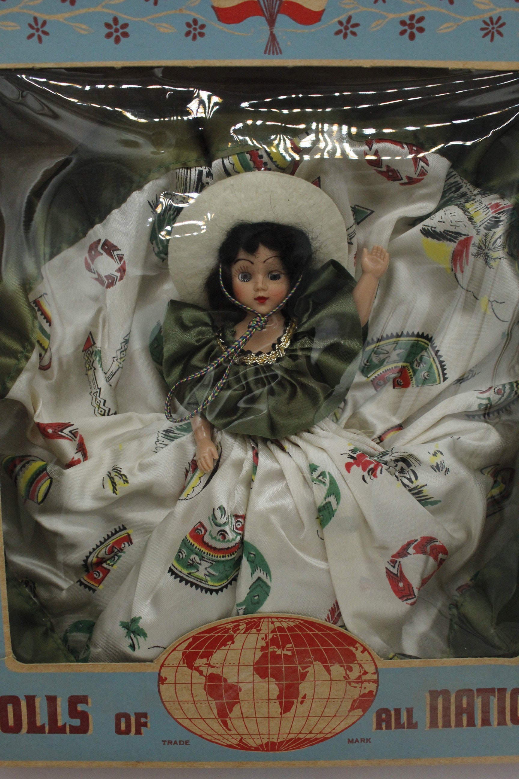 Vintage Dolls of All Nations 1940 Miss Mexico (V8866) - Etsy