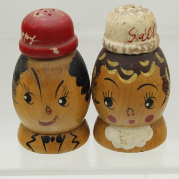   ソルトアンドペッパー　ヴィンテージ 60’s Amazon.com: Retro Style Salt and Pepper Shakers with