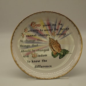 Vintage Serenity Plate Parksmith Gold Edge (V8782)