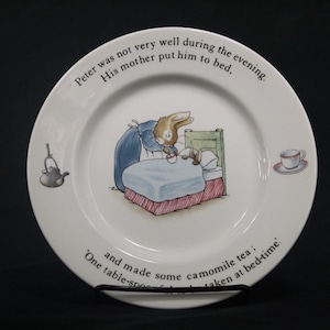 Vintage Wedgewood England Peter Rabbit Children&#39;s Plate (V5748)
