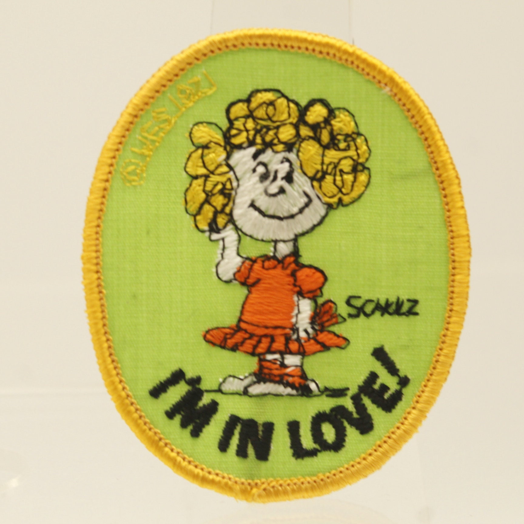 Vintage 1970's Rare Peanuts Sew on Patches of Charlie Brown
