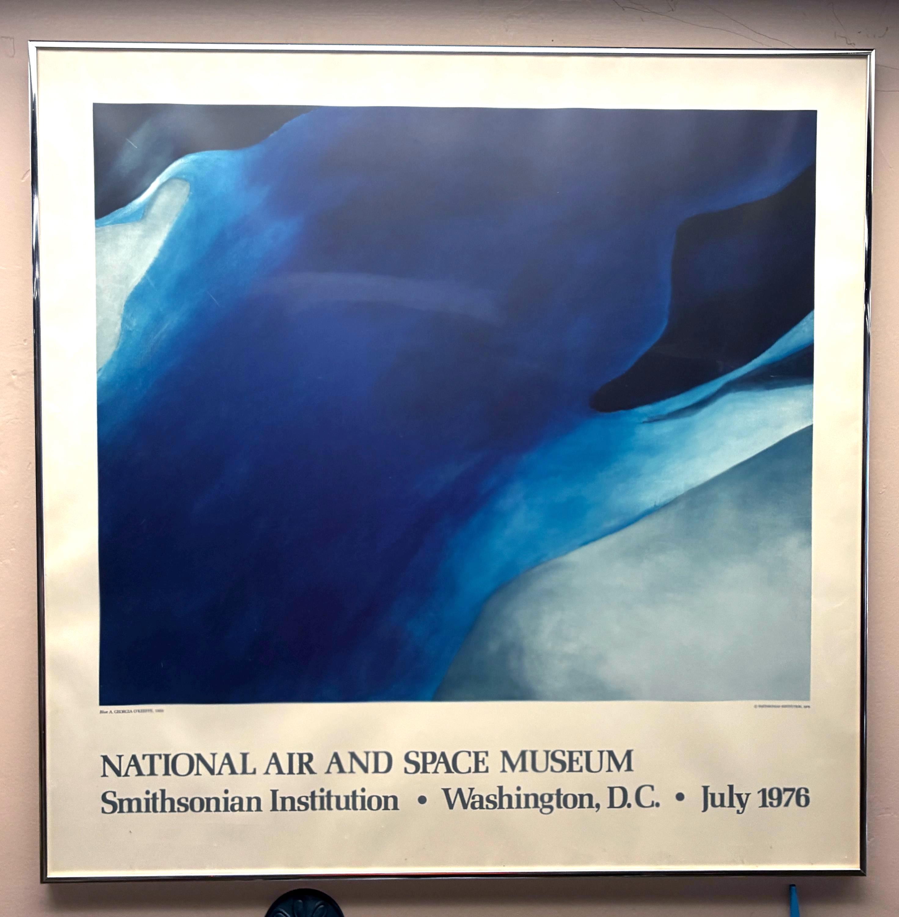 Vintage Georgia O'keefe 1976 Smithsonian Air and Space Museum