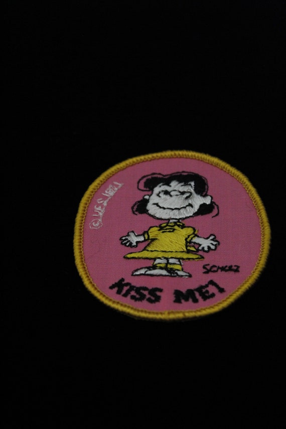 Vintage Peanuts Lucy Pink Sew on Patches (V10500) - image 9