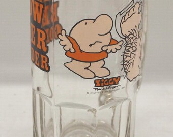 Vintage Ziggy Elbow Bender Arm Wrestling Extra Large 1981 Stein Glass (S846)
