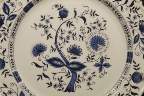 Vintage Blue Onion Castle Court Rare Japan 12.5