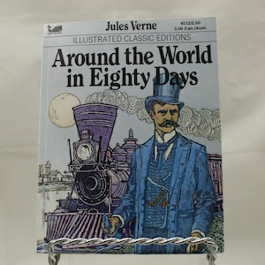 Vintage Around the World in Eight Days 1977 Moby Book (V8477)
