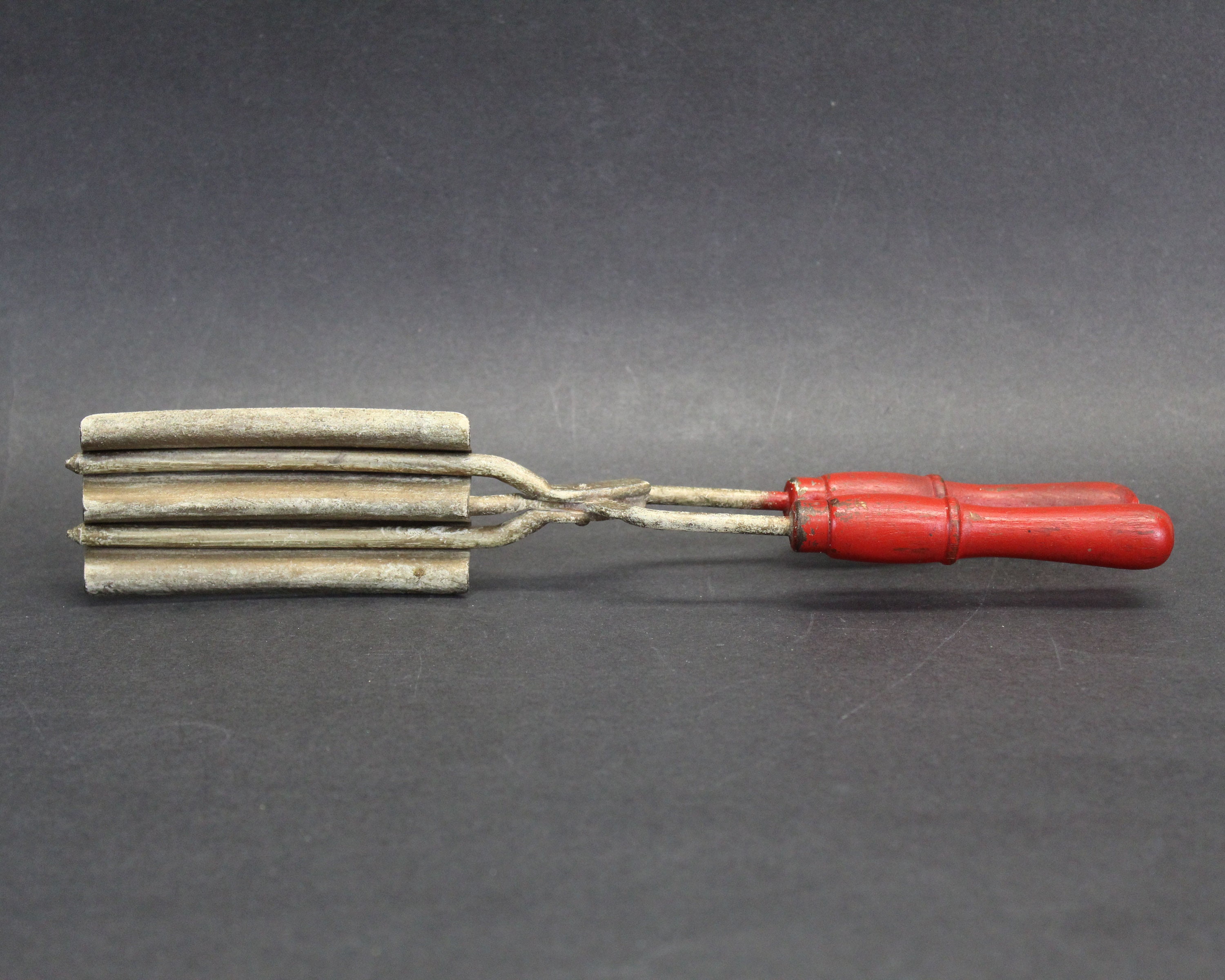 Vintage Antique Red Wood Handled Hair Crimper E13376 Etsy UK