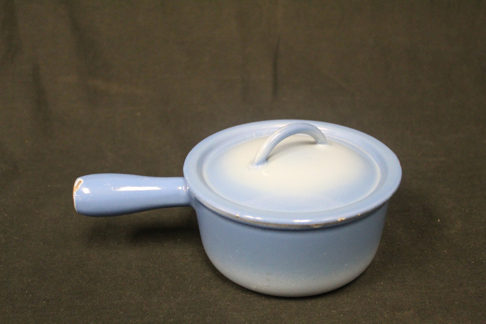 Vintage Descoware Belgium Blue Cast Iron With Lid V5119 Etsy