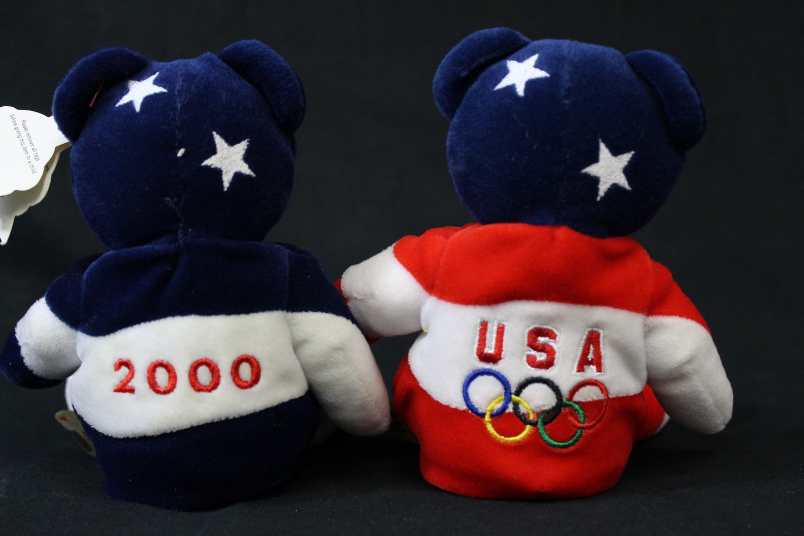 Vintage Beanie Babies Authentic 2000 Olympics Team Bears Teddy Etsy