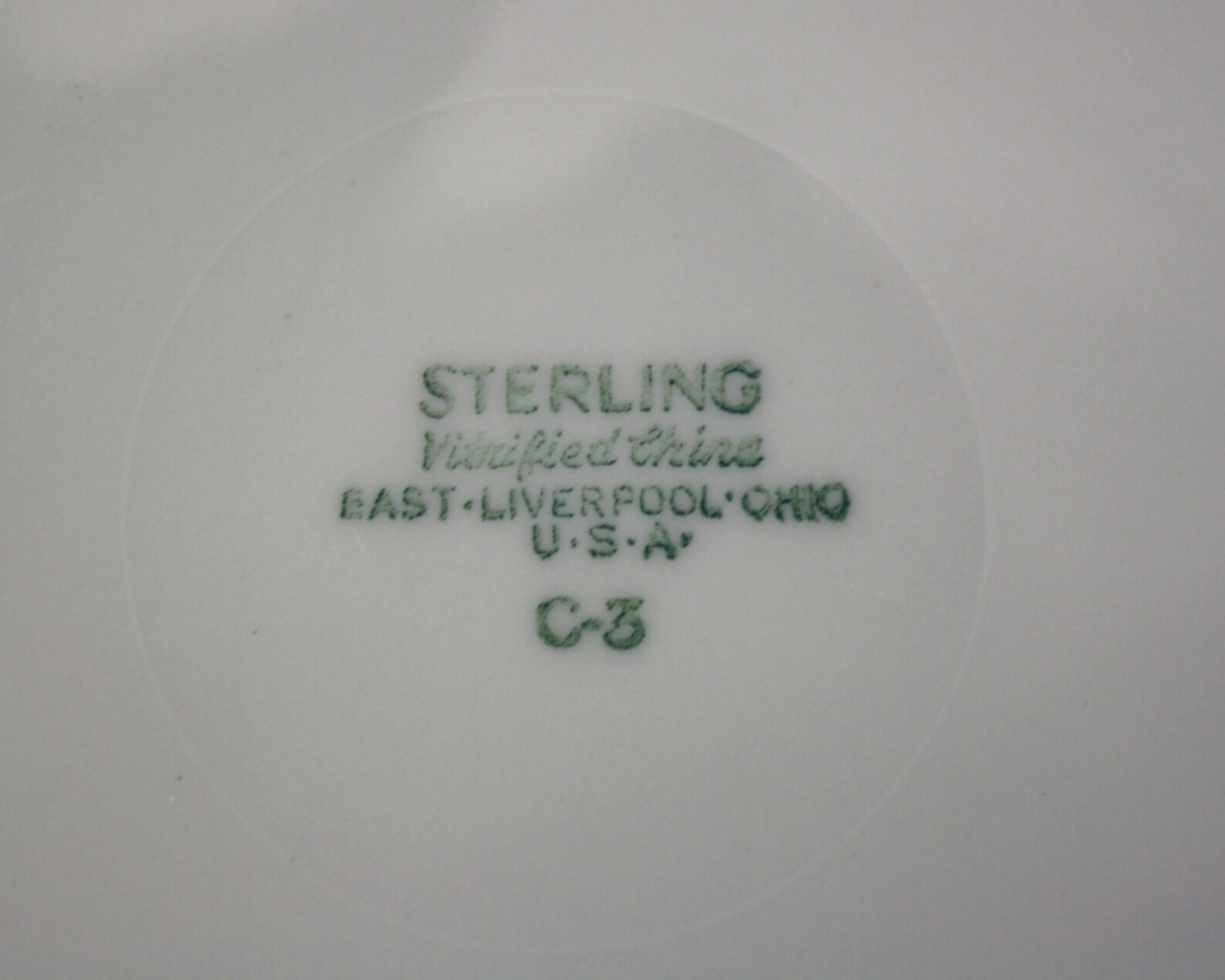 Vintage 1960 Sterling Vitrified China Sectioned Dinner Plate - Etsy