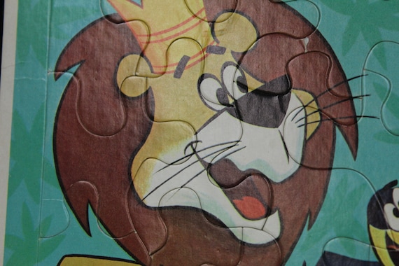 LOSTnFOUNDS★ヴィンテージ★ライオンちゃん★海外★ Vintage Linus the Lionhearted Frame Tray Jigsaw Puzzle (V3753) - Etsy