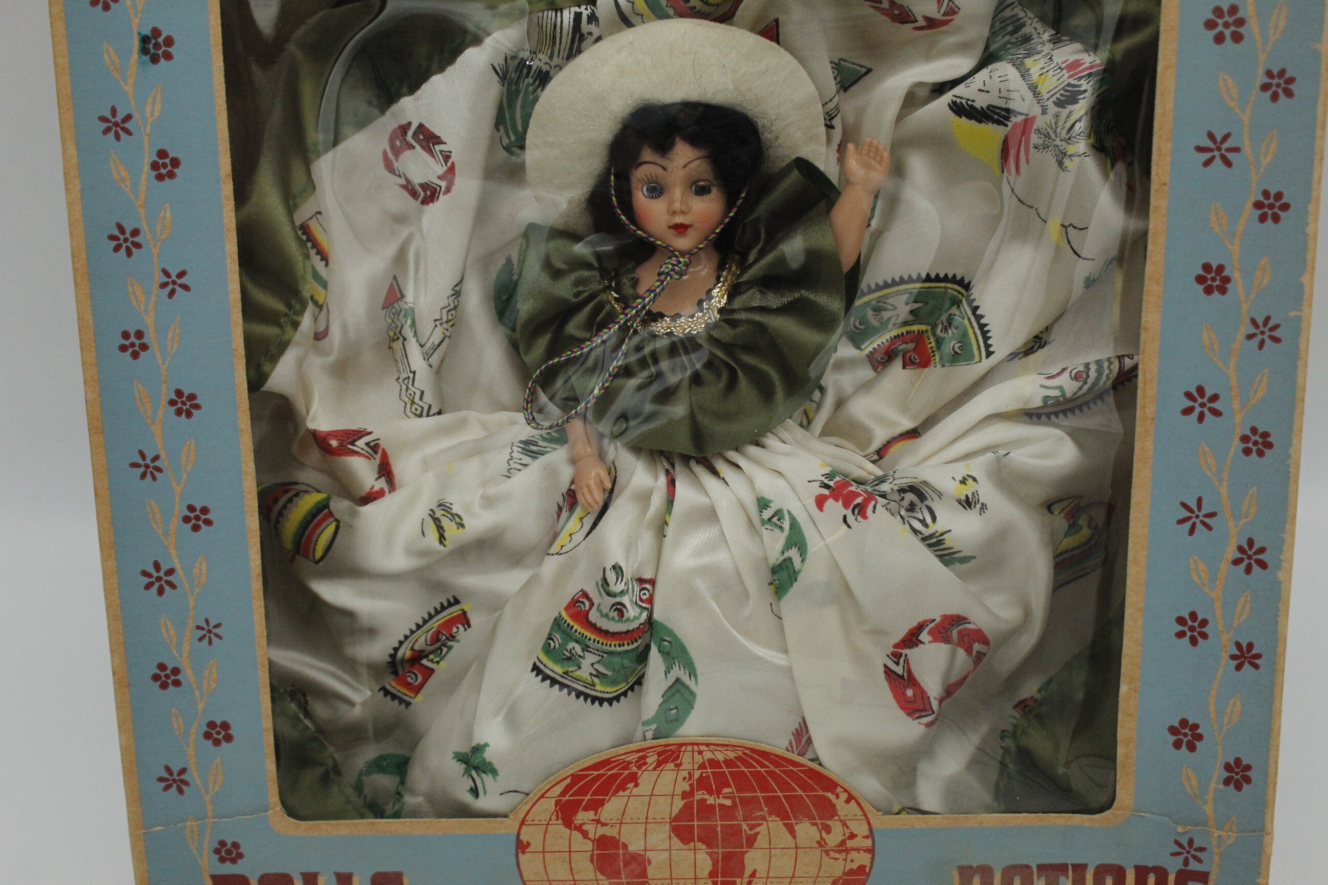 Vintage Dolls of All Nations 1940 Miss Mexico (V8866) - Etsy