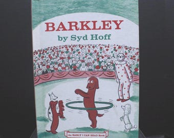 Vintage Barkley Syd Hoff 1975 Hardcover Book (S1266)