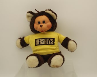 New Hershey Plush Bear 7 in Tall Brown 1994 Stuffed Animal Toy - Etsy