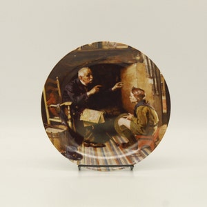 Vintage Norman Rockwell 1988 The Veteran Plate (V9196)