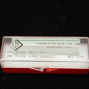 Vintage Hamilton Bell Micro Slides One Dozen (V1617)