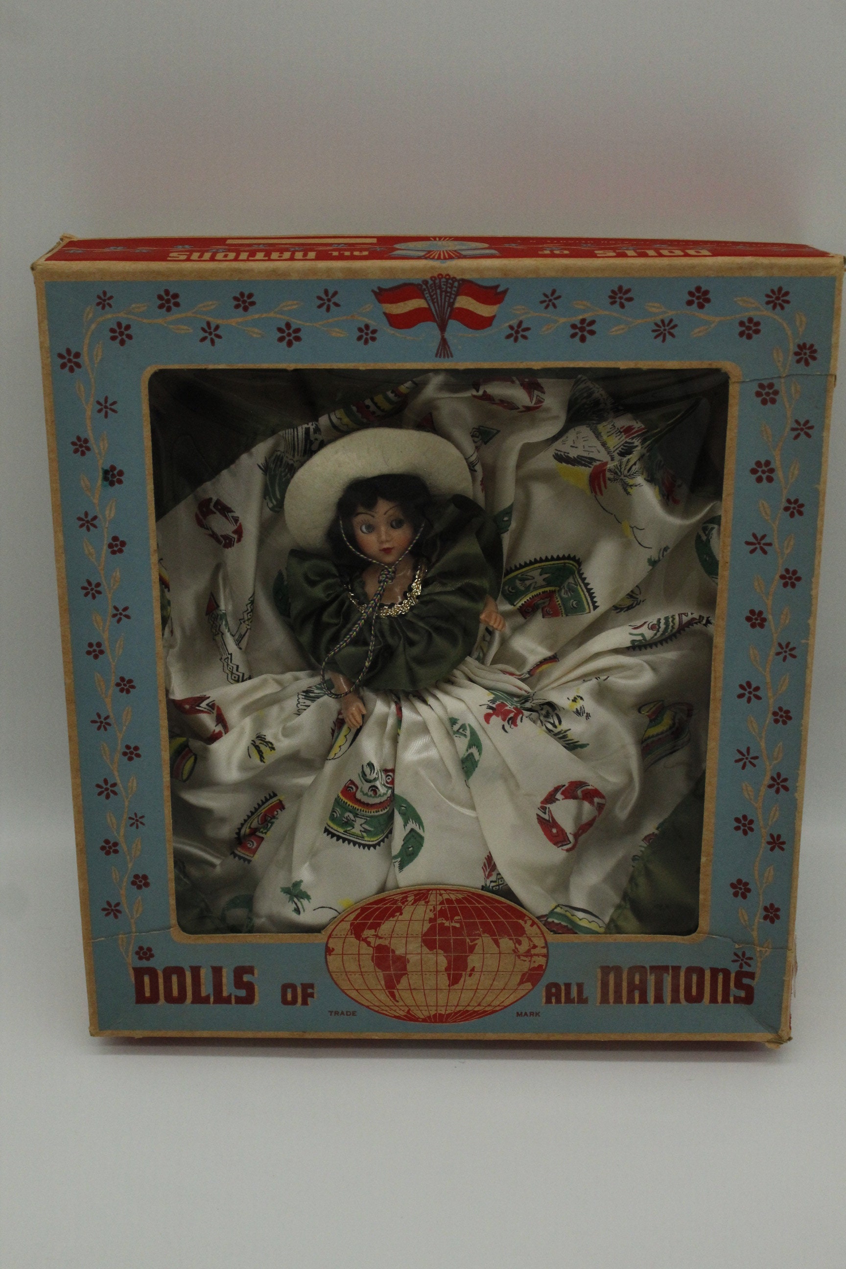 Vintage Dolls of All Nations 1940 Miss Mexico (V8866) - Etsy