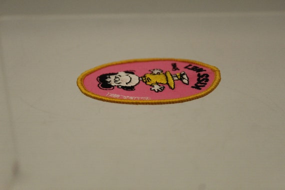 Vintage Peanuts Lucy Pink Sew on Patches (V10500) - image 2