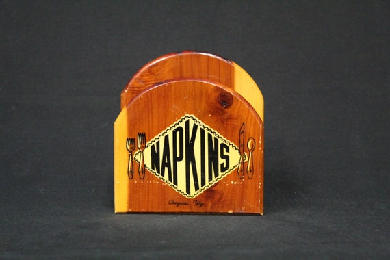 Details about   Vintage wooden napkin holders 