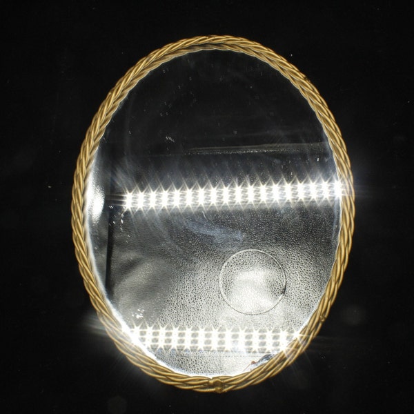 Vintage Oval Mirror Etsy