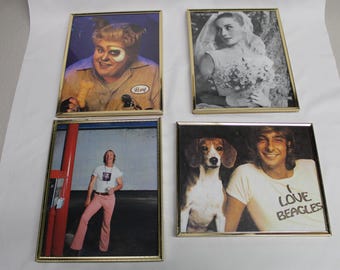 Vintage Brass 1970's Picture Frame with Backstand (S4513)
