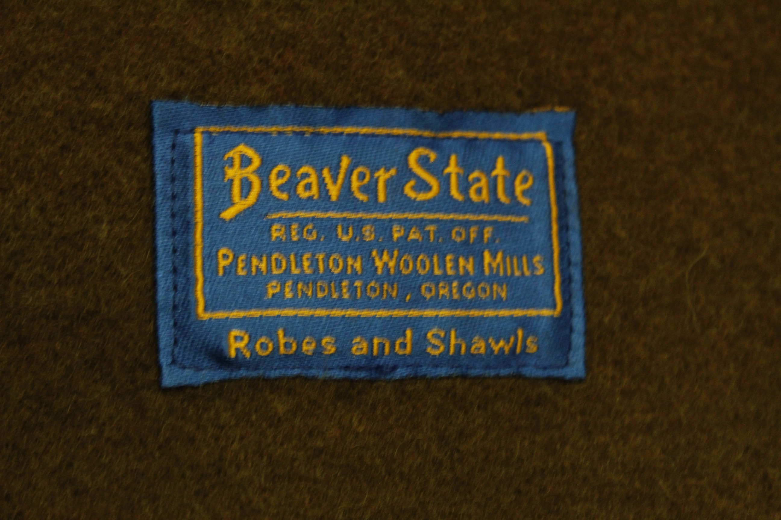 Vintage Pendleton Chief Josef Beaver State Brown With Orange Vintage Pendleton Chief Josef Beaver State Brown With Orange