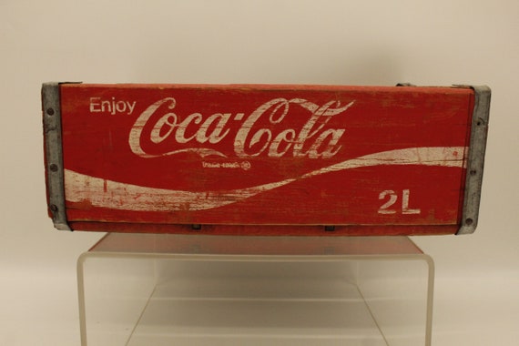 ★Coca-Cola！woodbox！男前！USED★ Vintage Original Family Sized Coca-Cola (Coke) Wood Crate
