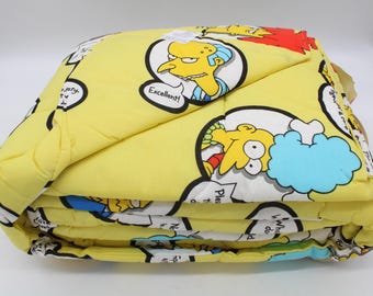 Vintage Simpsons 2004 Rare Twin Comforter New in Case (S4605)